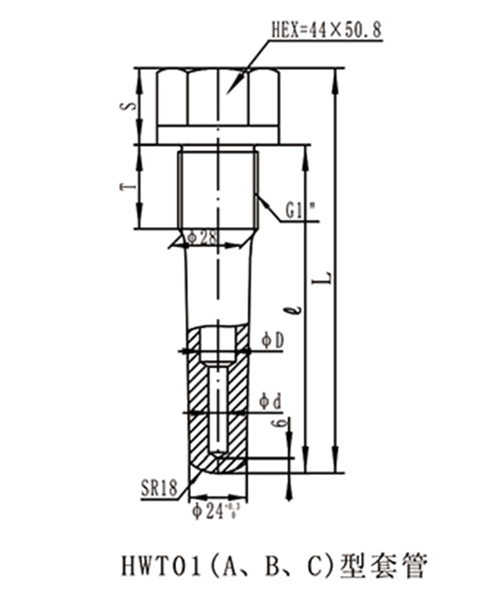 73. HWT□ 核電站溫度計(jì)專用套管